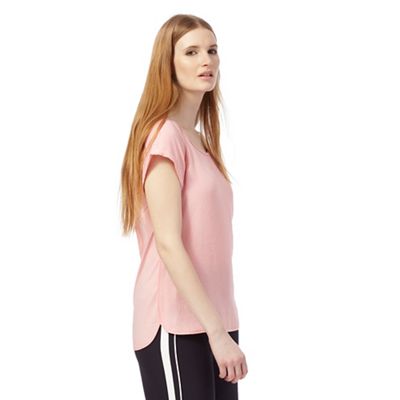 Pink pebble grained top
